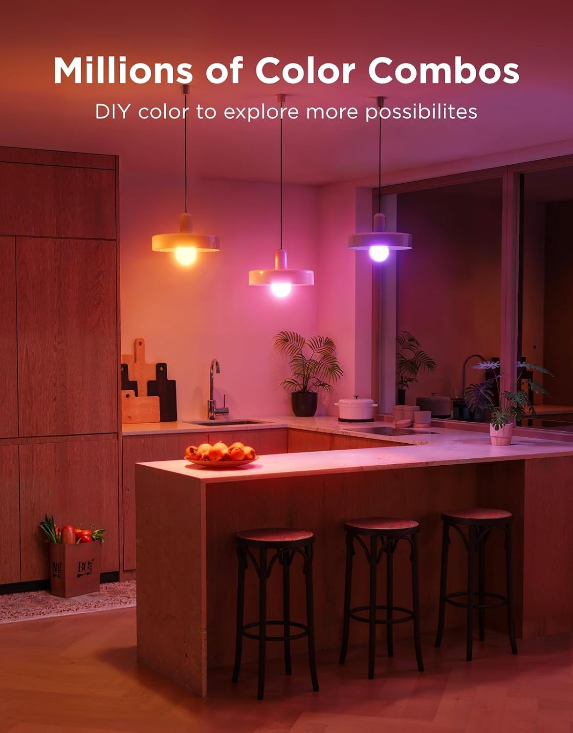 Govee Smart Light Bulbs, A19 LED Light Bulb, 800 Lumen, E26 Base - Image 2