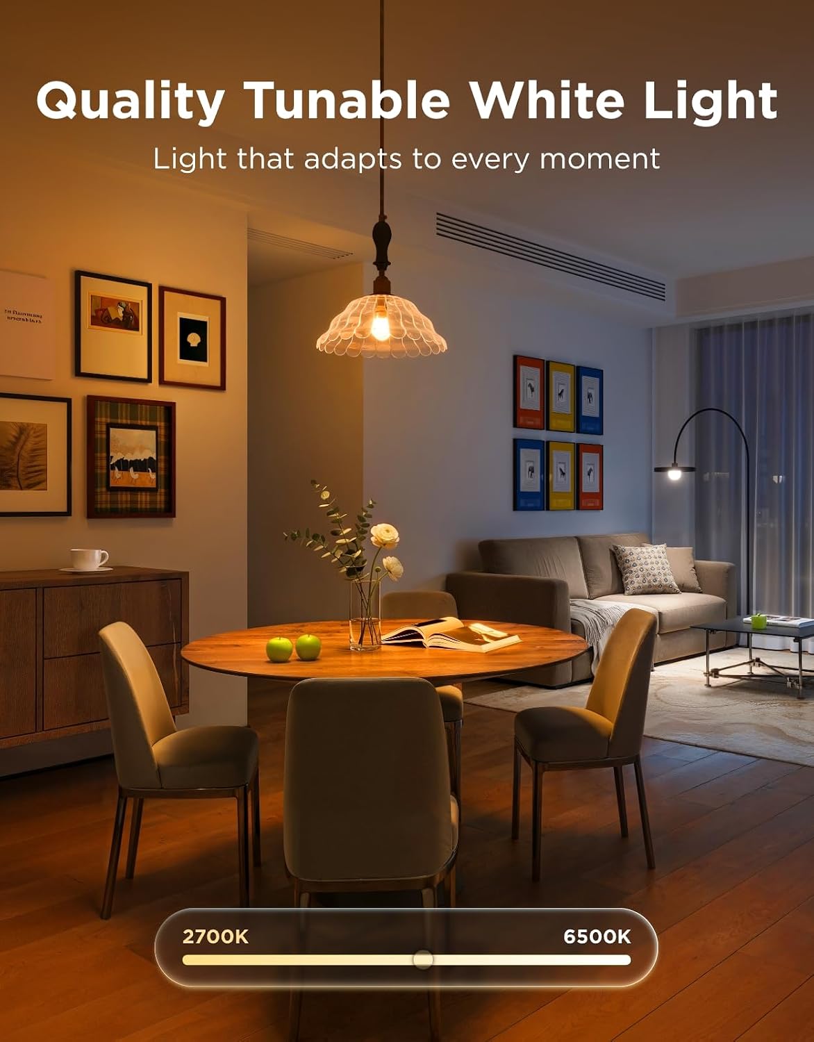 Govee Smart Light Bulbs, A19 LED Light Bulb, 800 Lumen, E26 Base - Image 3