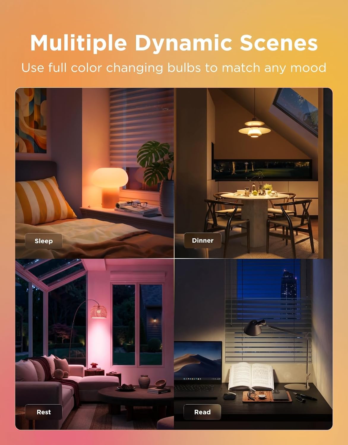 Govee Smart Light Bulbs, A19 LED Light Bulb, 800 Lumen, E26 Base - Image 6